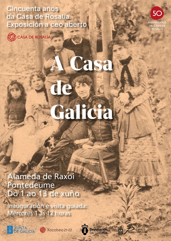 Inauguración de la exposición Cincuenta años de «A Casa de Rosalía»
