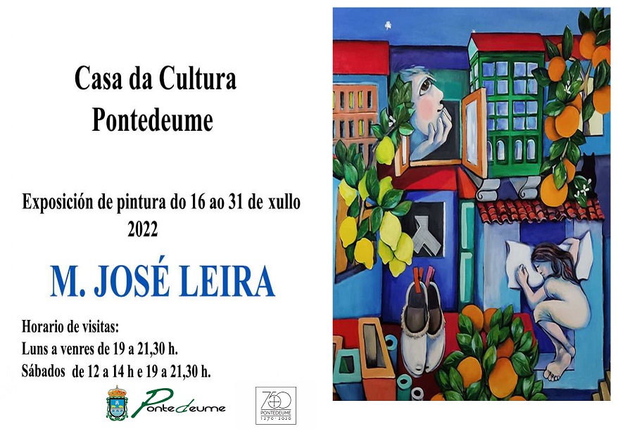 Cartel Exposición MJosé Leira 2