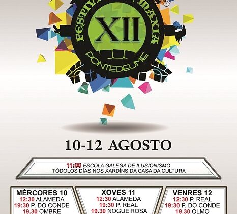El Ayuntamiento de Pontedeume acoge esta semana la XII Edición de su Festival de Magia con actuaciones en el casco urbano y las parroquias.