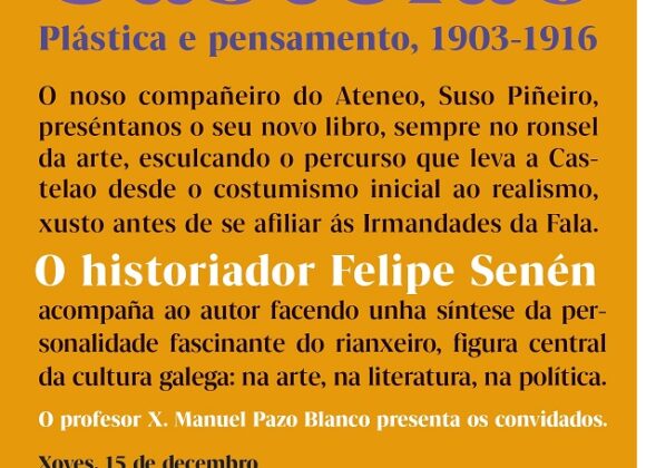 Presentación del libro “Castelao. Plástica e pensamento 1903-1916” de Xesús Piñeiro