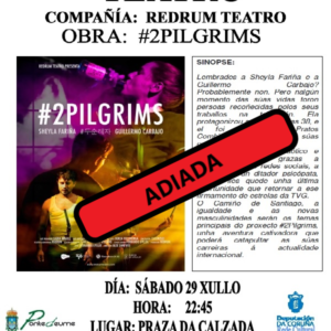 Cancelación de la obra de teatro #2Pilgrims