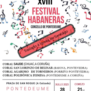 Traslado del Festival de Habaneras a la Iglesia de Santiago