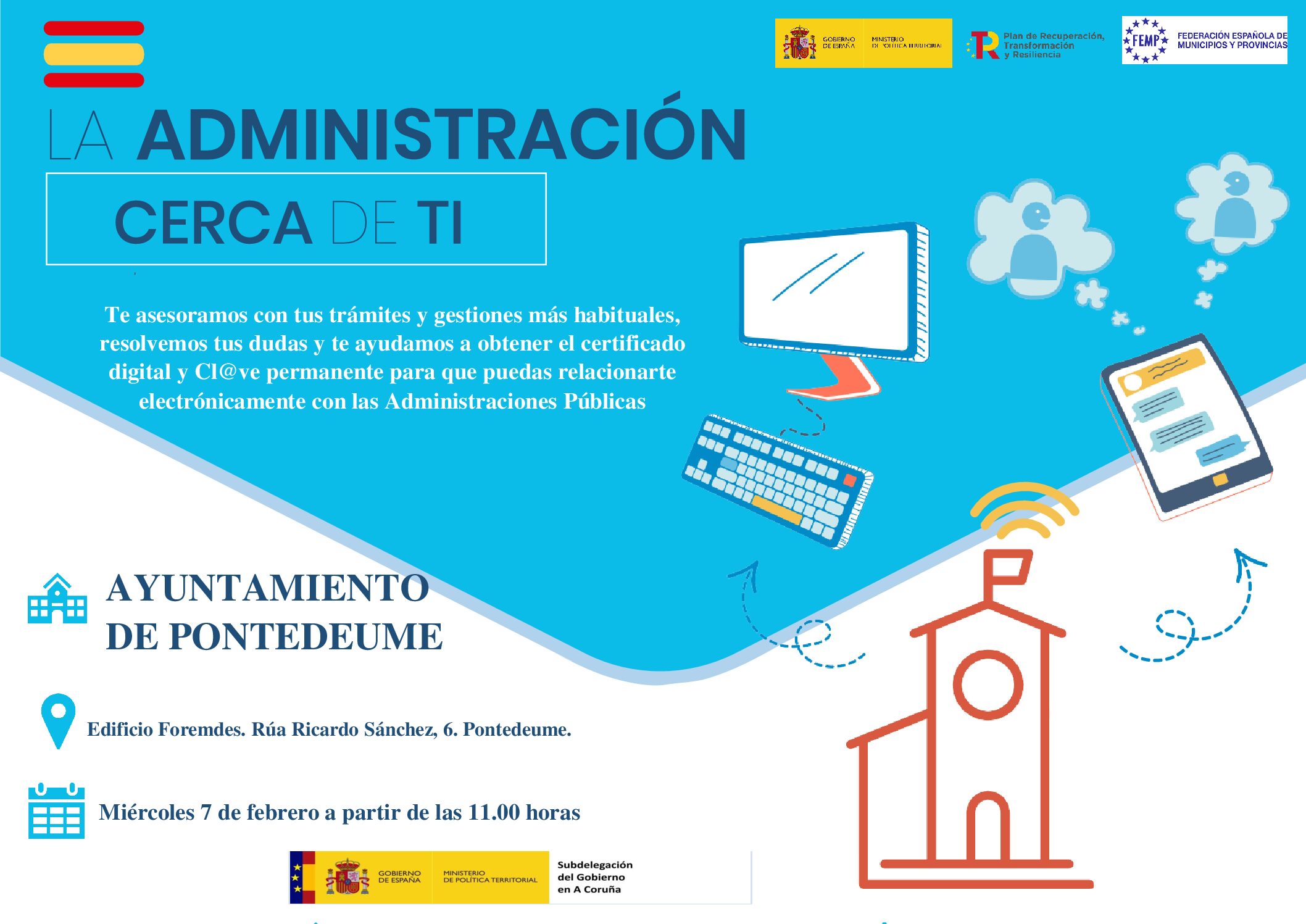 Jornada formativa para trámites y gestiones electrónicas con las Administraciones Públicas