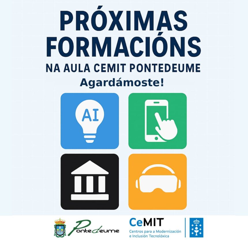 Formacións na Aula CeMIT de Pontedeume