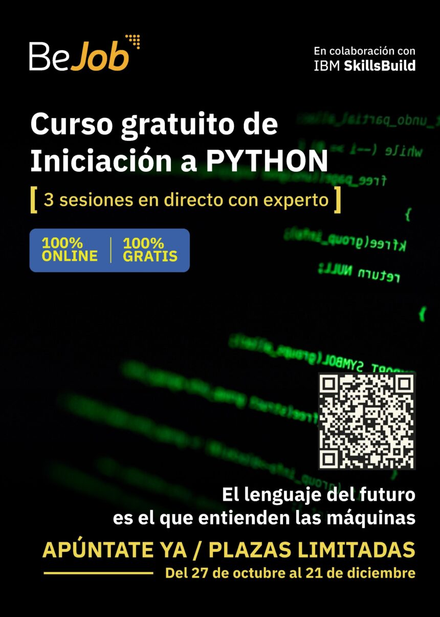 Curso Certificado de Iniciación á Programación con Python (IBM SkillsBuild + Bejob)