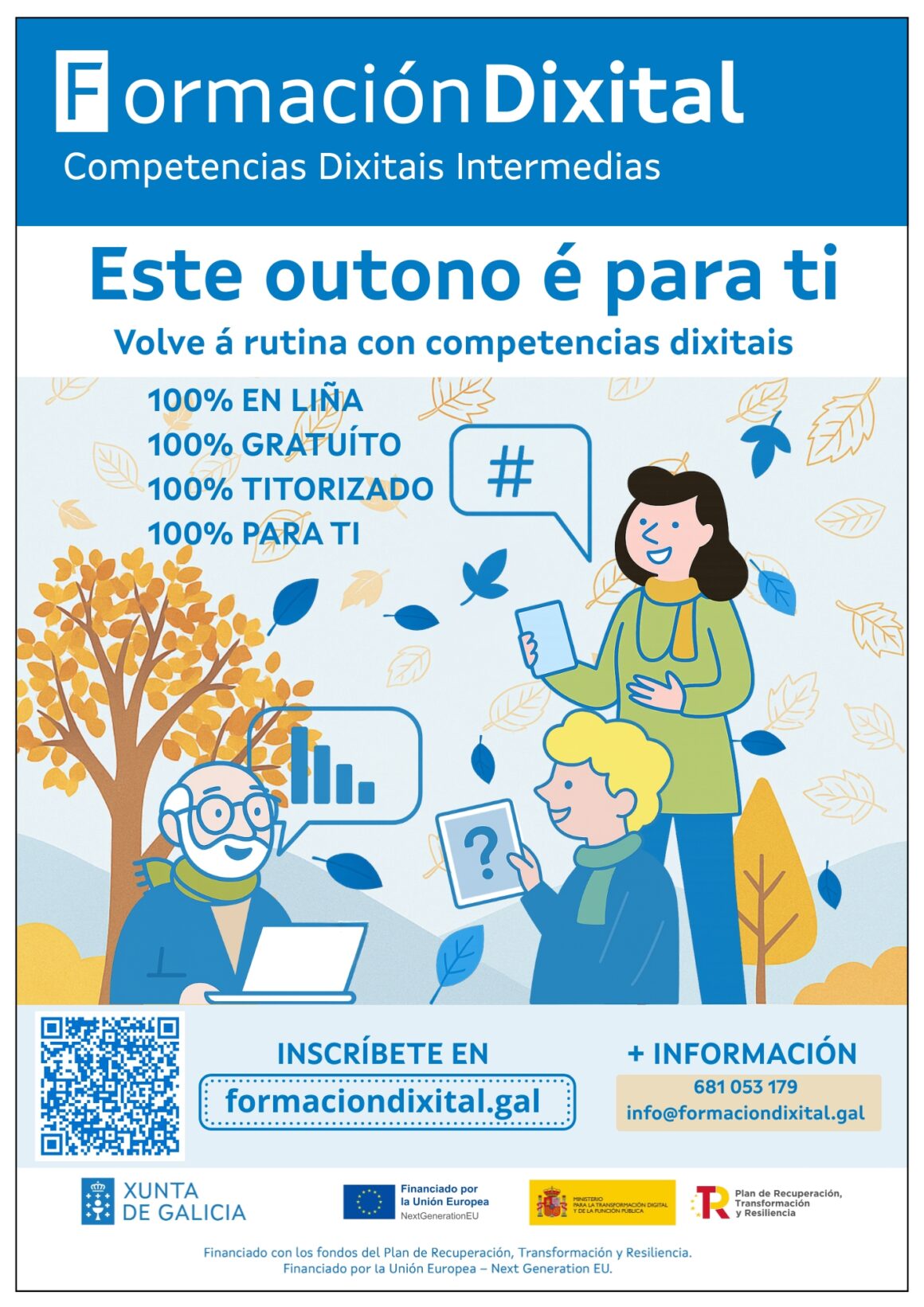 cartel gallegos Formación dixital