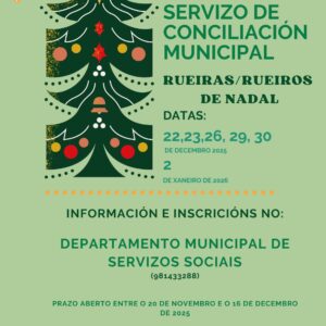 Rueiros Servizo de conciliación municipal Rueiras/os de Nadal