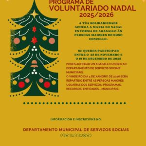 Voluntariado Programa de voluntariado Nadal 2025/26