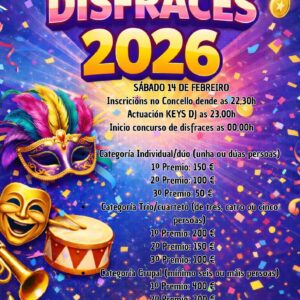 Normativa concurso de disfraces de adultos Carnaval 2026