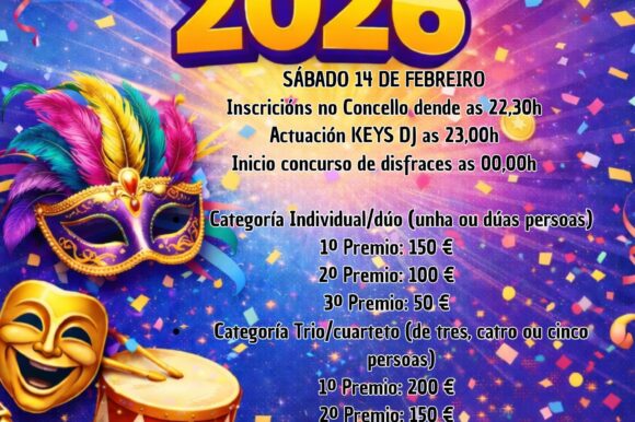 Normativa concurso de disfraces de adultos Entroido 2026