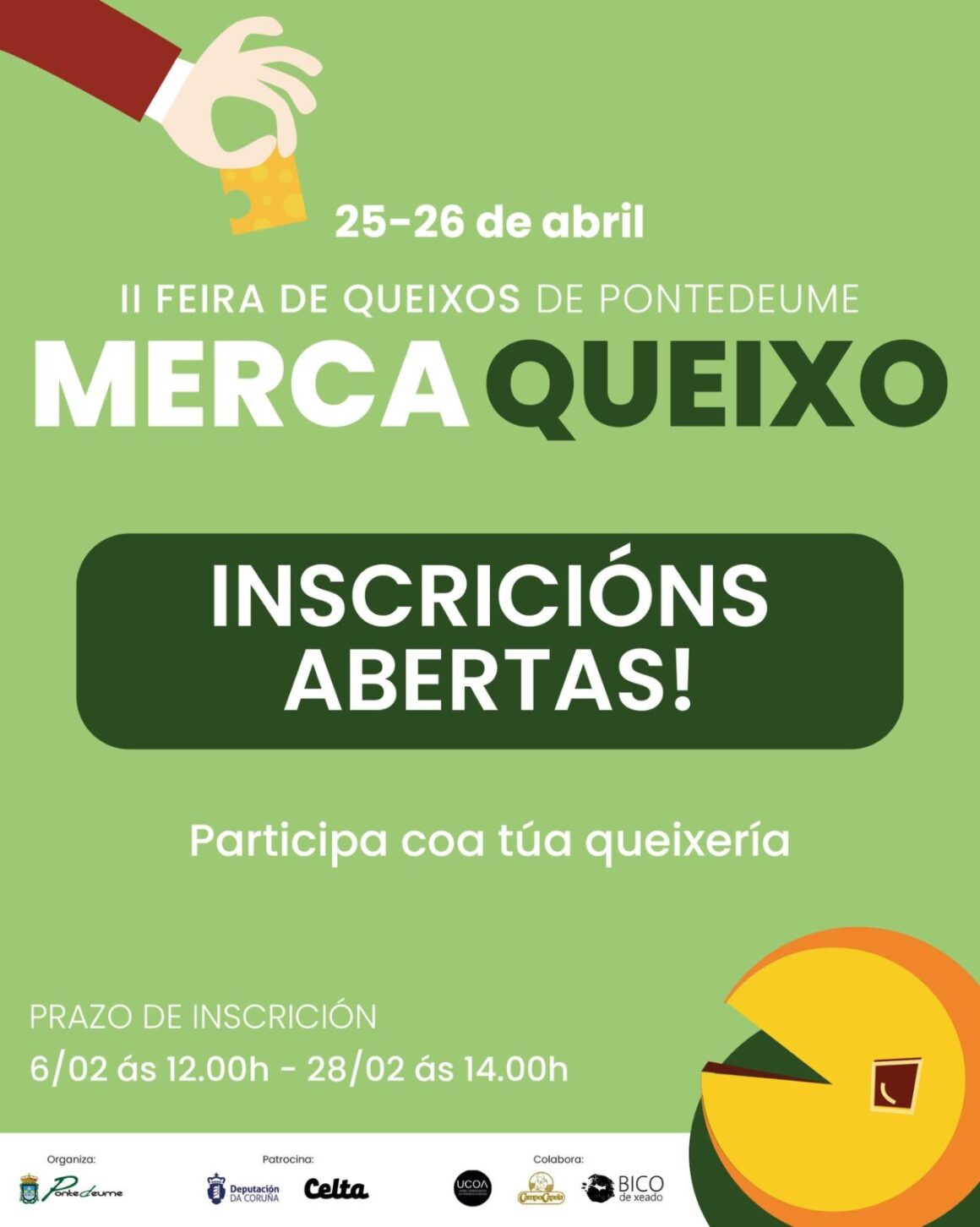 Inscricións II Feira de Queixos de Pontedeume