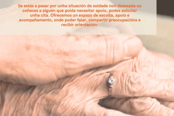 Servizo de acompañamento persoal e telefónico para loitar contra a soidade non desexada