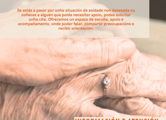 Servizo de acompañamento persoal e telefónico para loitar contra a soidade non desexada