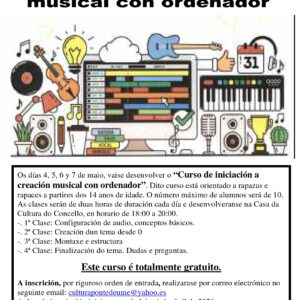 Curso de iniciación a la creación musical con ordenador
