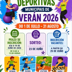 EDM verano publi_page-0001 Escolas Deportivas Municipais de verán 2026