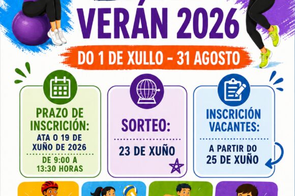 Escolas Deportivas Municipais de verán 2026