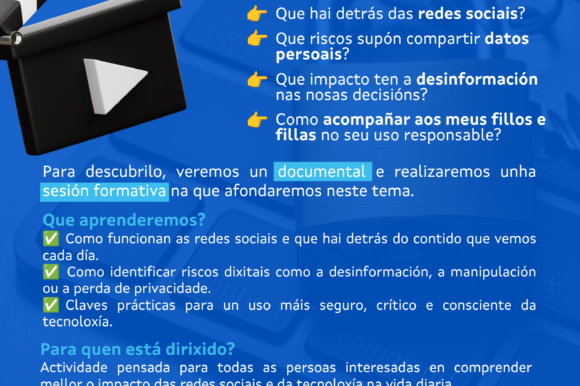 Taller presencial: Pantallas abertas, ciberseguridade sen filtro