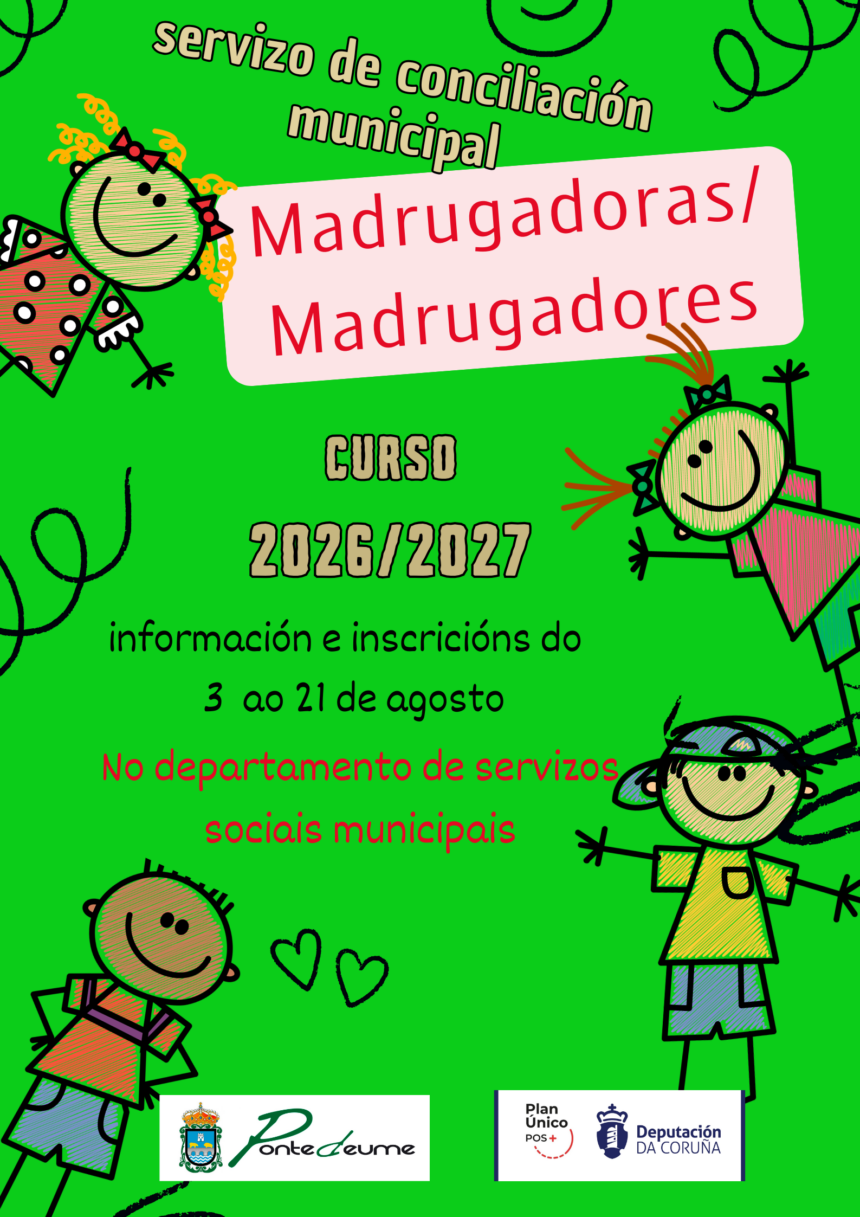 Servicio de conciliación municipal Madrugadoras/Madrugadores