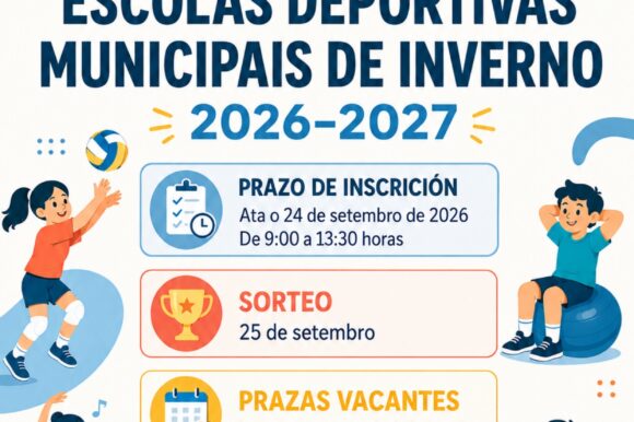 Escolas Deportivas Municipais de inverno 2026-27
