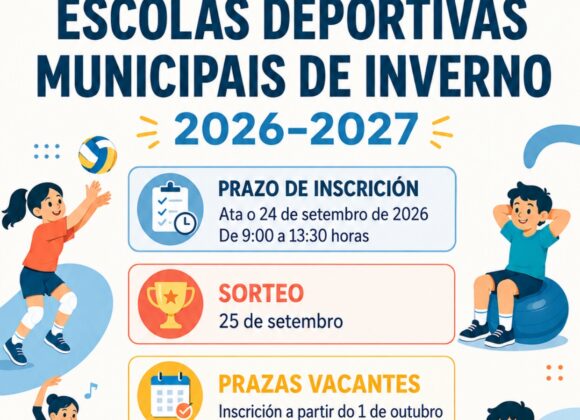 Escolas Deportivas Municipais de inverno 2026-27